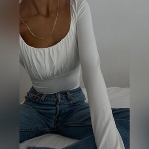 Princess Polly White Bodysuit